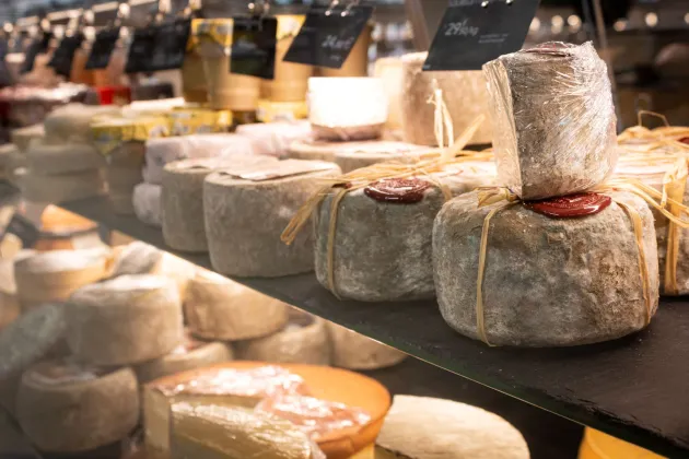 Vitrine de fromages