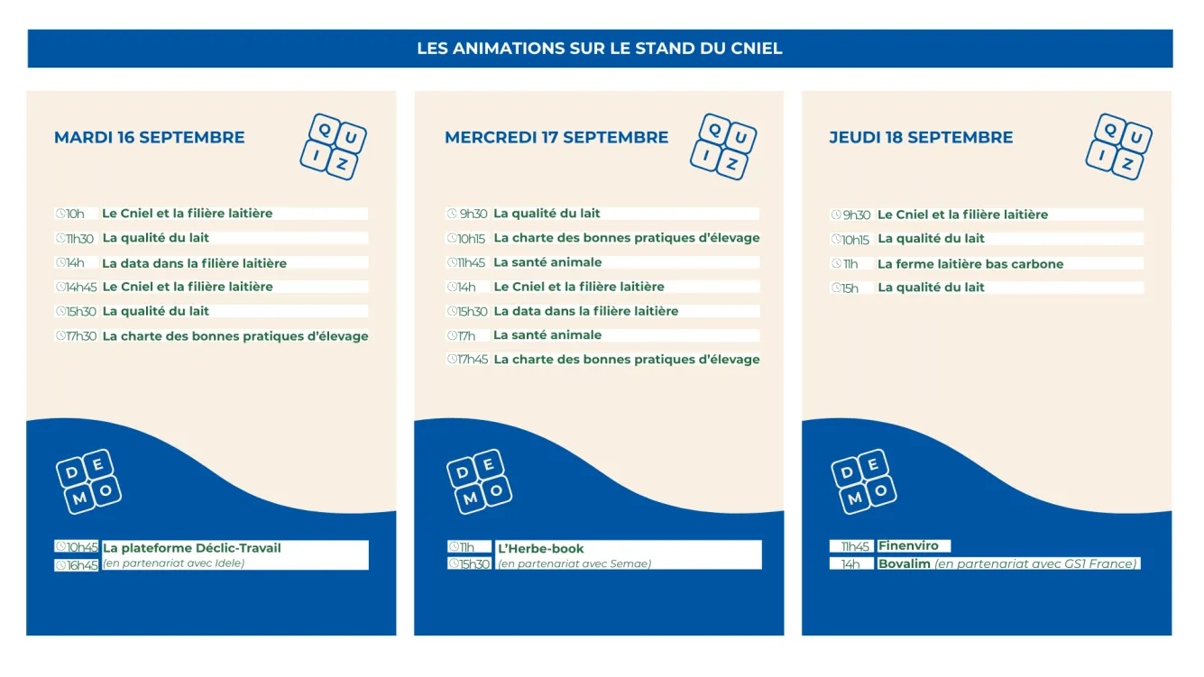 Animations du Cniel